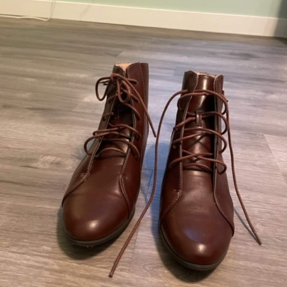 Brown Peasant Boots